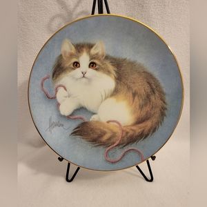 Collectible Cat Plate
